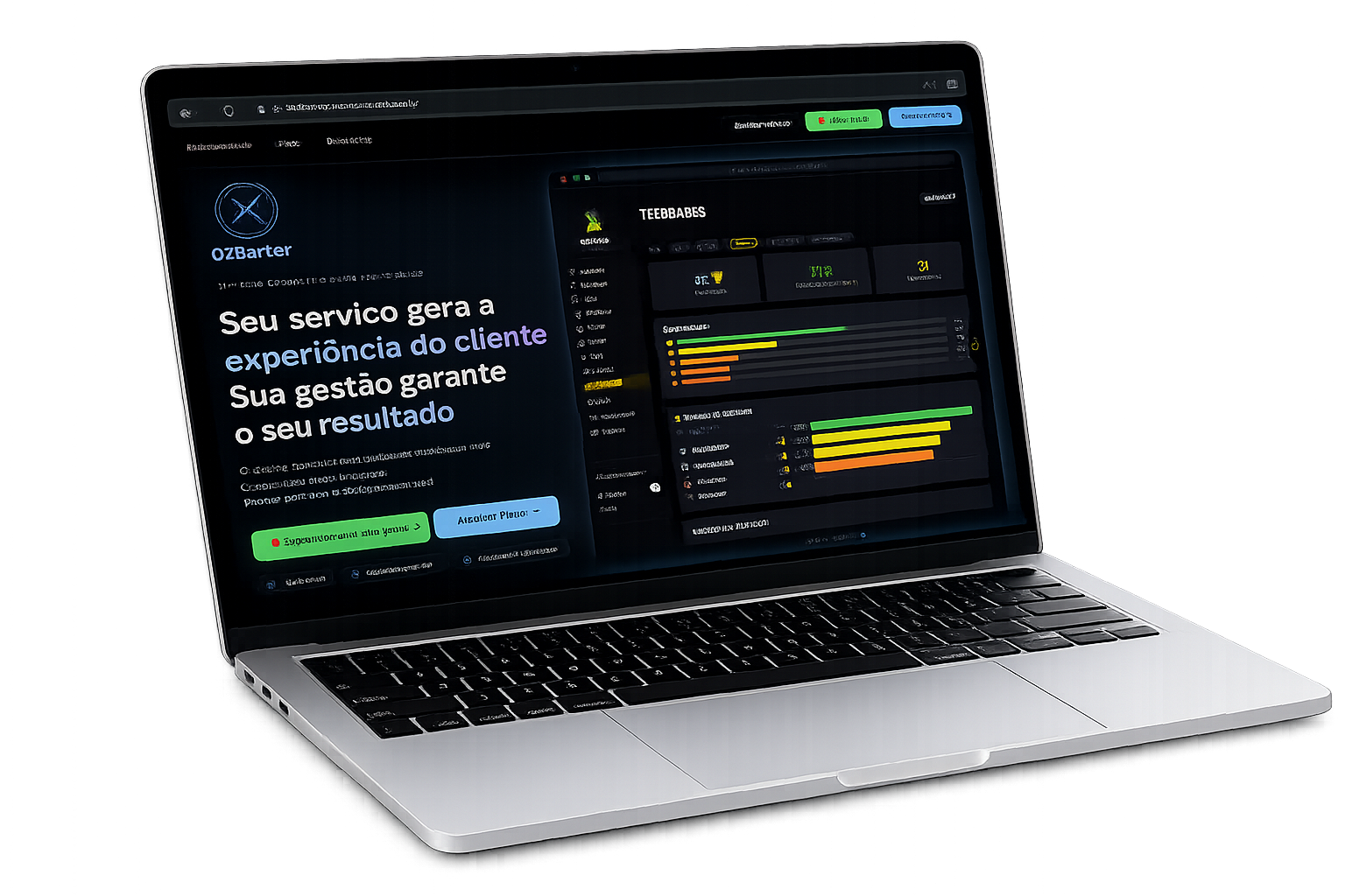 Plataforma Oz no computador
